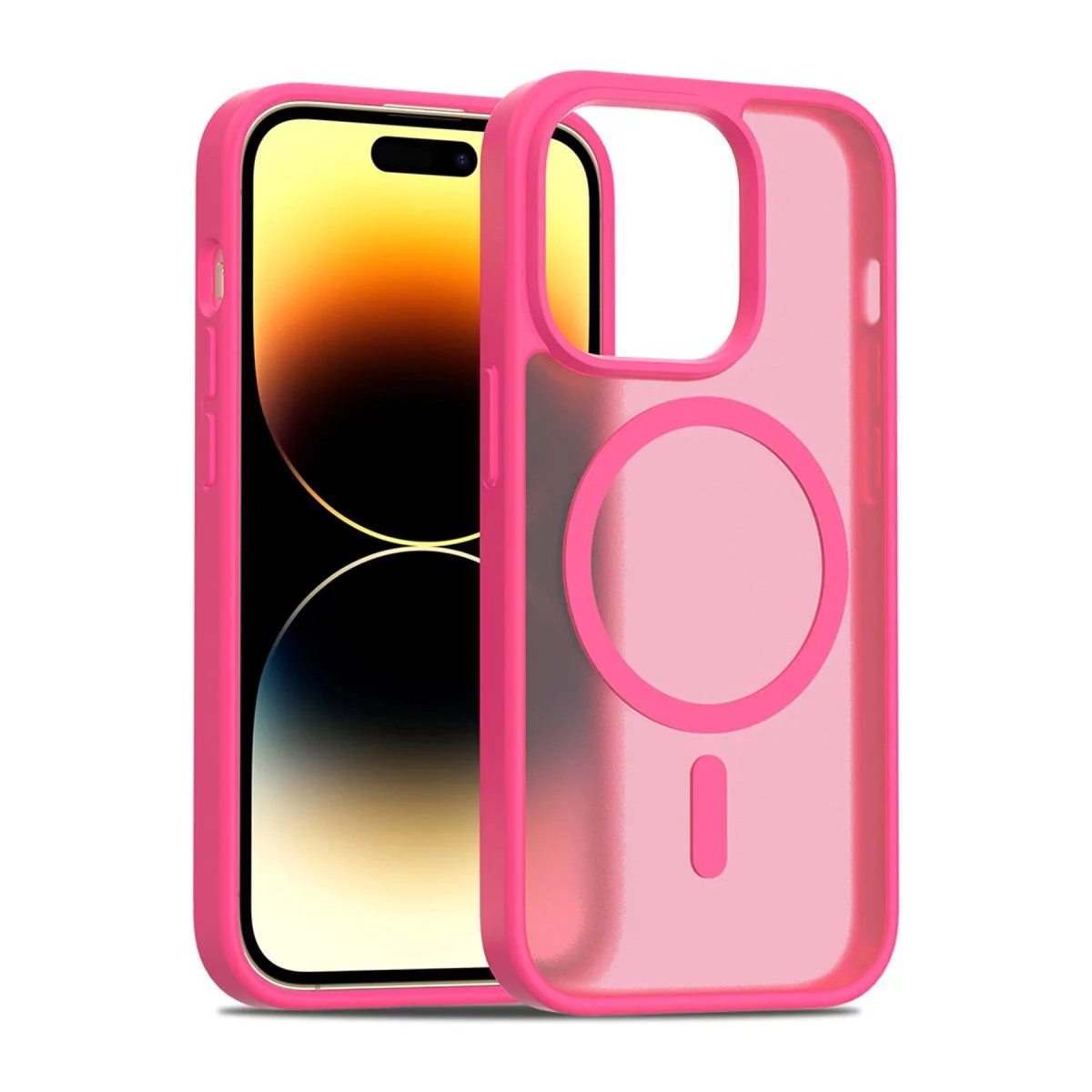 iPhone 14 Pro ile Uyumlu Jota MagSafe Kapak - Rose Renk Premium Silikon Kılıf iPhone 14 Pro ile Uyumlu Jota MagSafe Kapak - Rose Renk Premium Silikon Kılıf