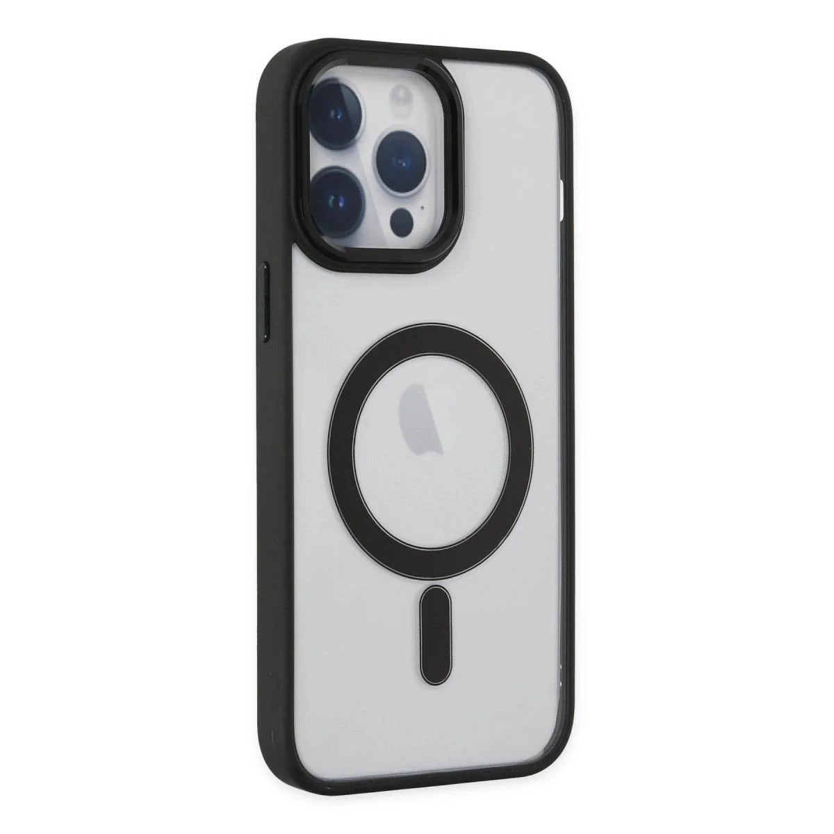 iPhone 14 Pro ile Uyumlu Manyetik Silikon Kılıf - Siyah iPhone 14 Pro ile Uyumlu Manyetik Silikon Kılıf - Siyah