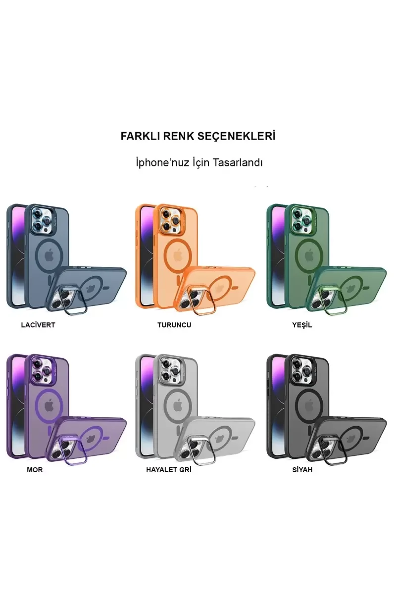 iPhone 14 Pro ile Uyumlu Flet Lens Magsafe Kılıf Kapak - Turuncu, Lens Koruma iPhone 14 Pro ile Uyumlu Flet Lens Magsafe Kılıf Kapak - Turuncu, Lens Koruma