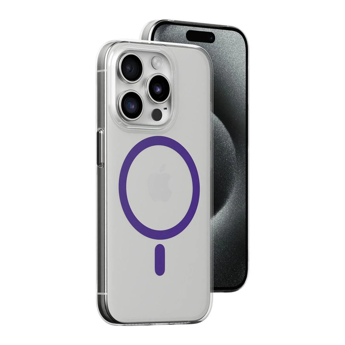 iPhone 14 Pro ile Uyumlu Bubble Magsafe Kılıf - Mor iPhone 14 Pro ile Uyumlu Bubble Magsafe Kılıf - Mor