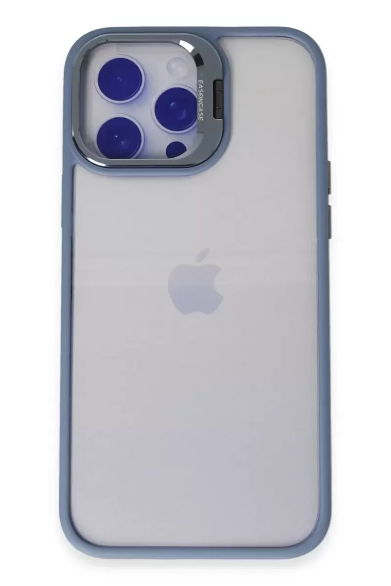 iPhone 14 Pro ile Uyumlu Roblox Lens Standlı Kılıf - Sierra Blue