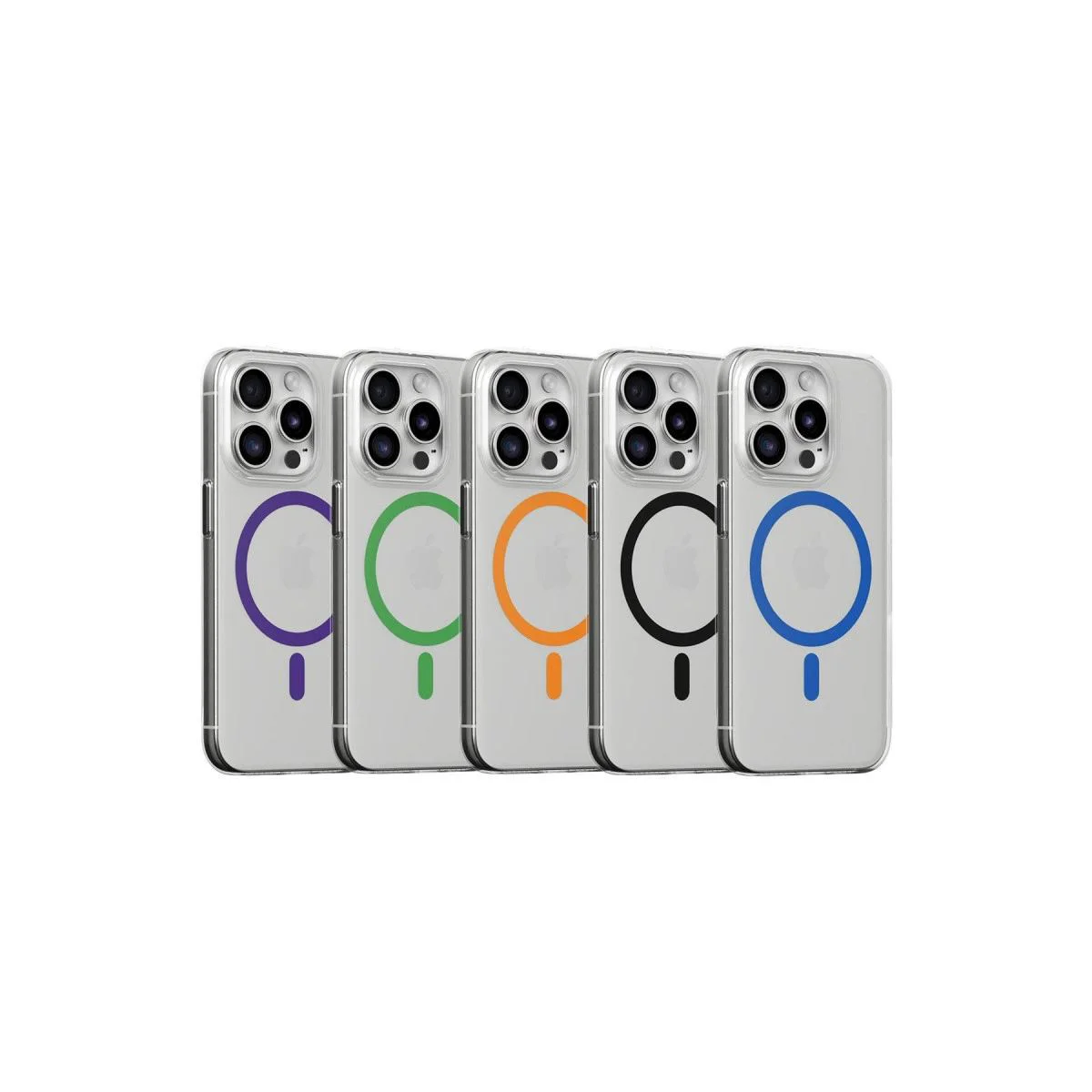 iPhone 14 Pro ile Uyumlu Bubble Magsafe Kılıf - Mor iPhone 14 Pro ile Uyumlu Bubble Magsafe Kılıf - Mor