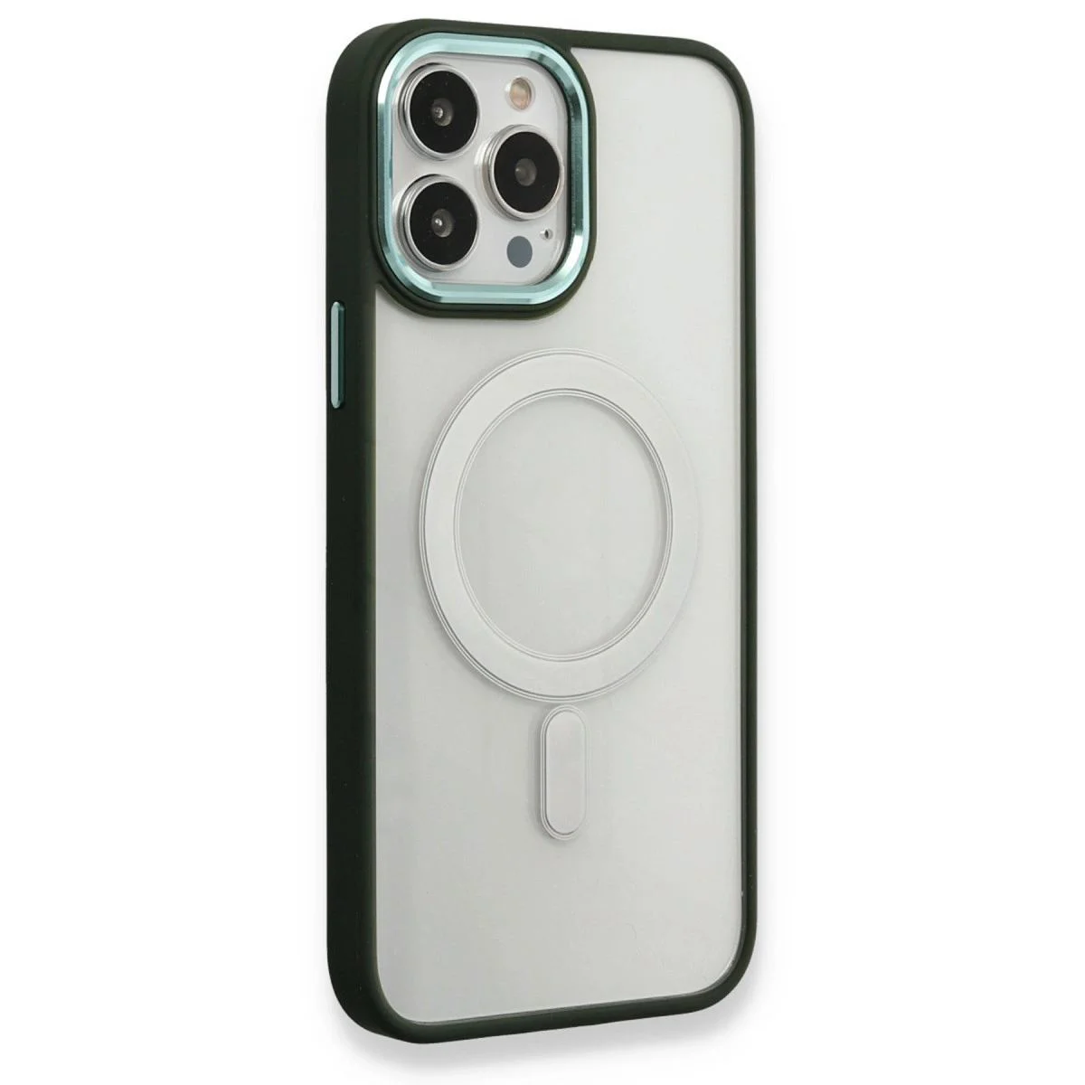iPhone 14 Pro ile Uyumlu Magneticsafe Silikon Kılıf - Köknar Yeşili iPhone 14 Pro ile Uyumlu Magneticsafe Silikon Kılıf - Köknar Yeşili