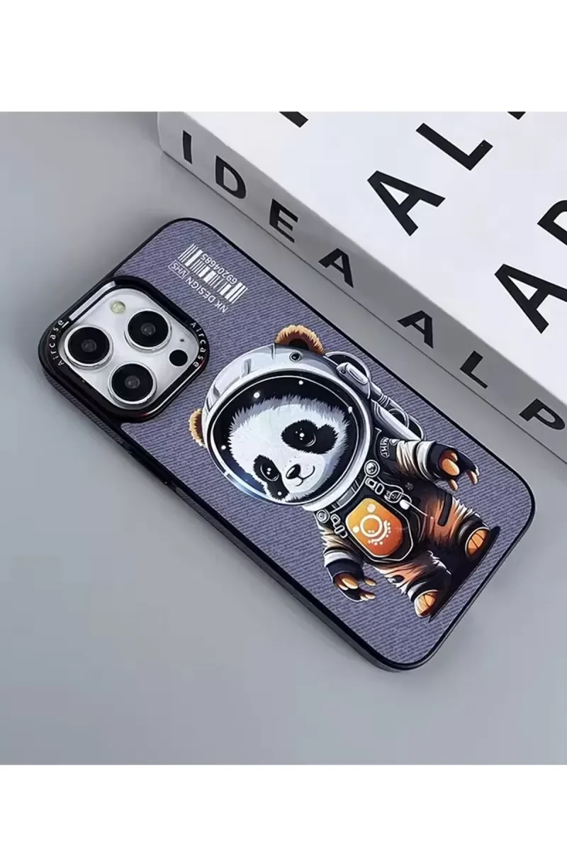 iPhone 14 Pro ile Uyumlu Fun Magsafe Kılıf - Mor, İnce ve Darbeye Dayanıklı