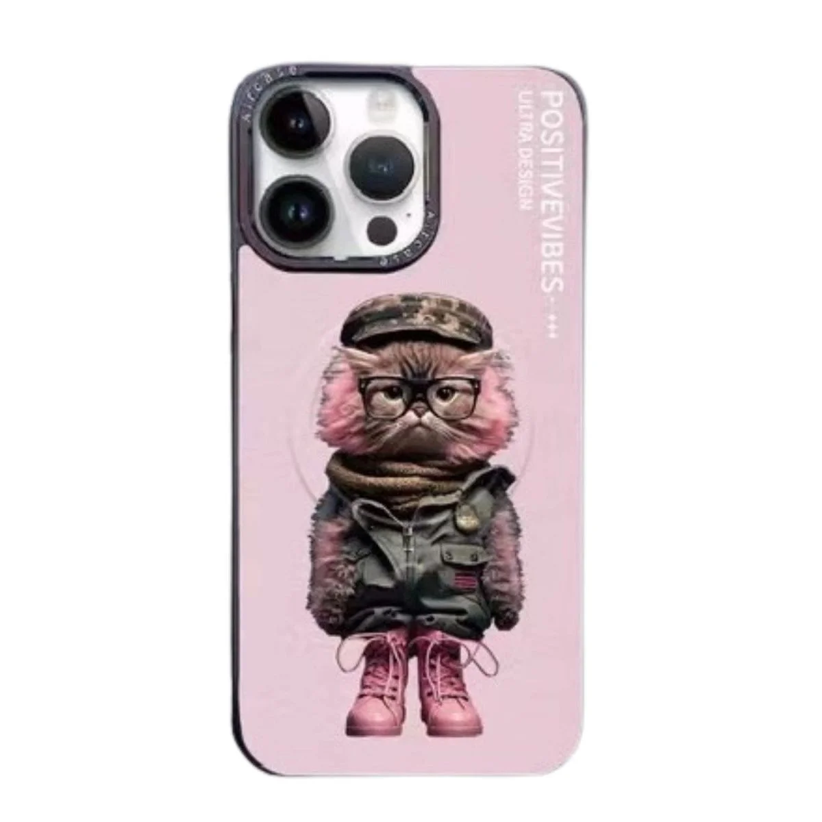 iPhone 14 Pro ile Uyumlu Fun Magsafe Kılıf - Pembe iPhone 14 Pro ile Uyumlu Fun Magsafe Kılıf - Pembe