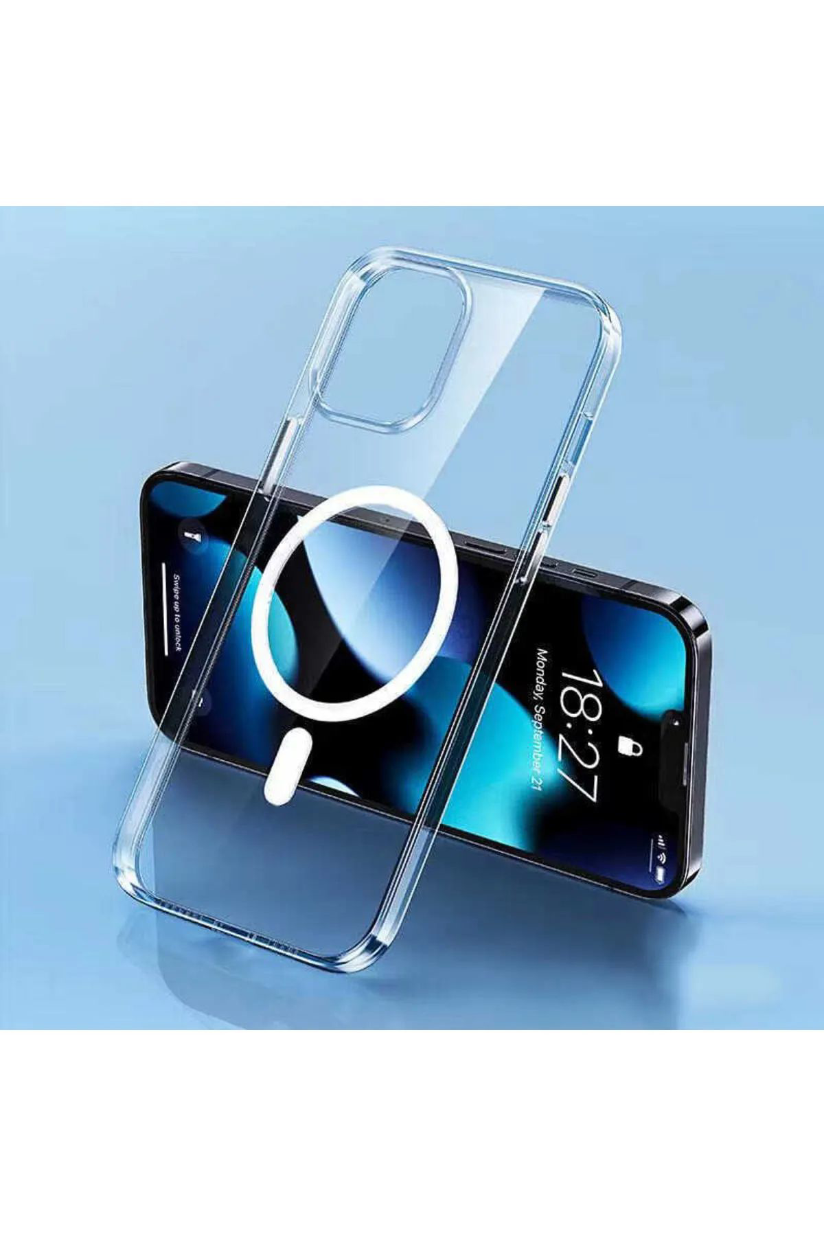 Just Cheap Store İphone 14 Pro Kilif Kamera Lens Korumali Magsafe Destekli Şeffaf 