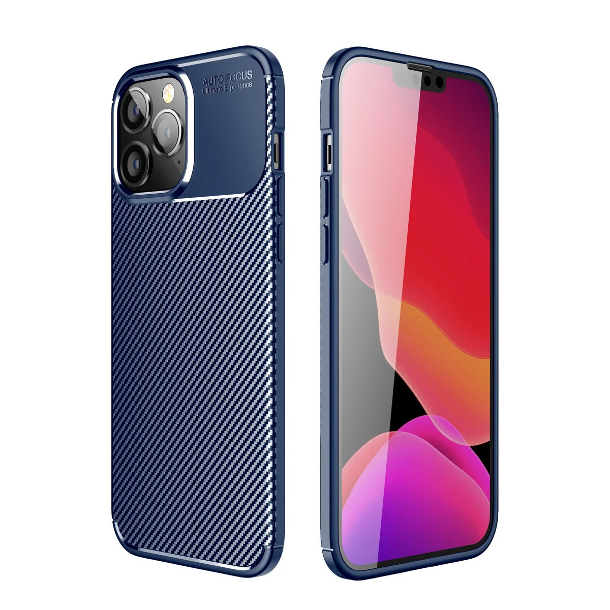 iPhone 14 Pro Karbon Fiber Kılıf Auto Focus - Mükemmel Koruma ve Stil