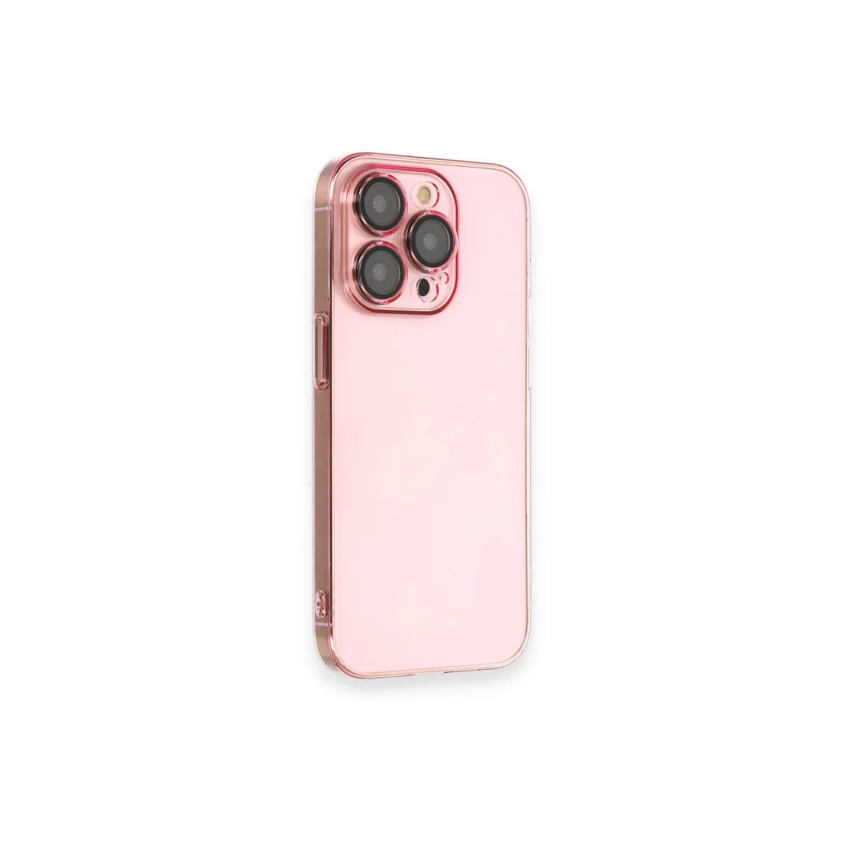 iPhone 14 Pro Kılıf Armada Lensli Kapak Rose Gold - Çizik ve Darbe Korumalı
