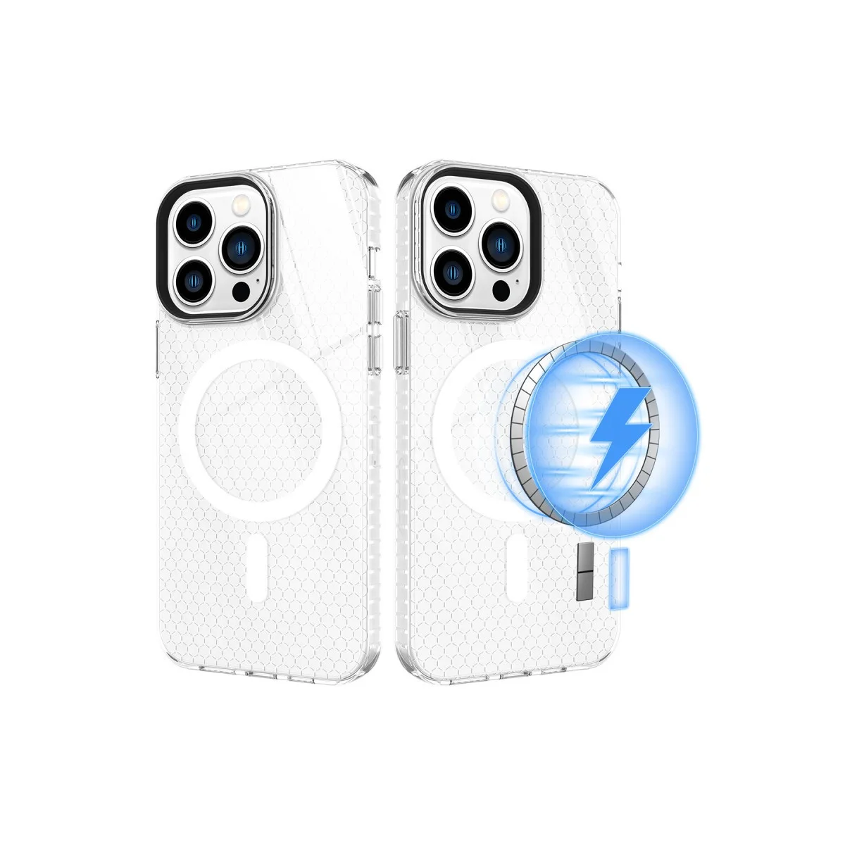 iPhone 14 Pro Kılıf - Beta Magneticsafe Şeffaf Silikon Kılıf