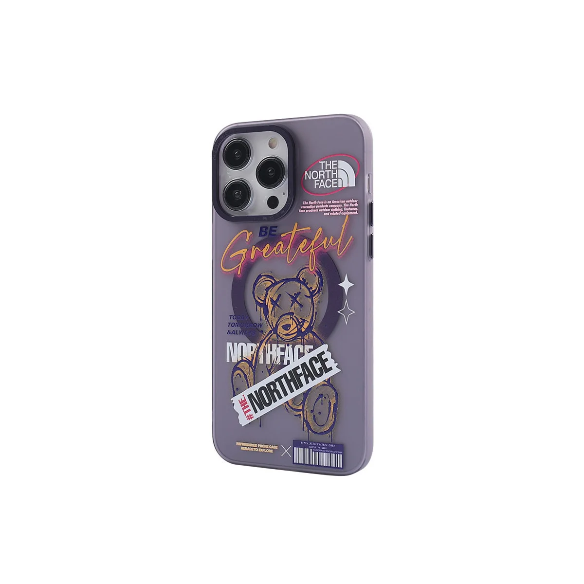 iPhone 14 Pro Kılıf Apollo Magneticsafe Desenli Kapak - Apollo Mor