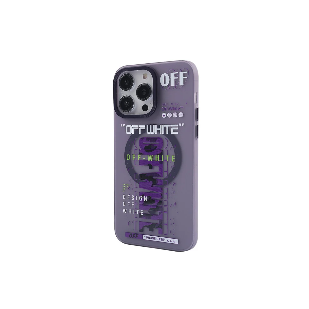 iPhone 14 Pro Kılıf Apollo Magneticsafe Desenli Kapak - Apollo Mor - 3