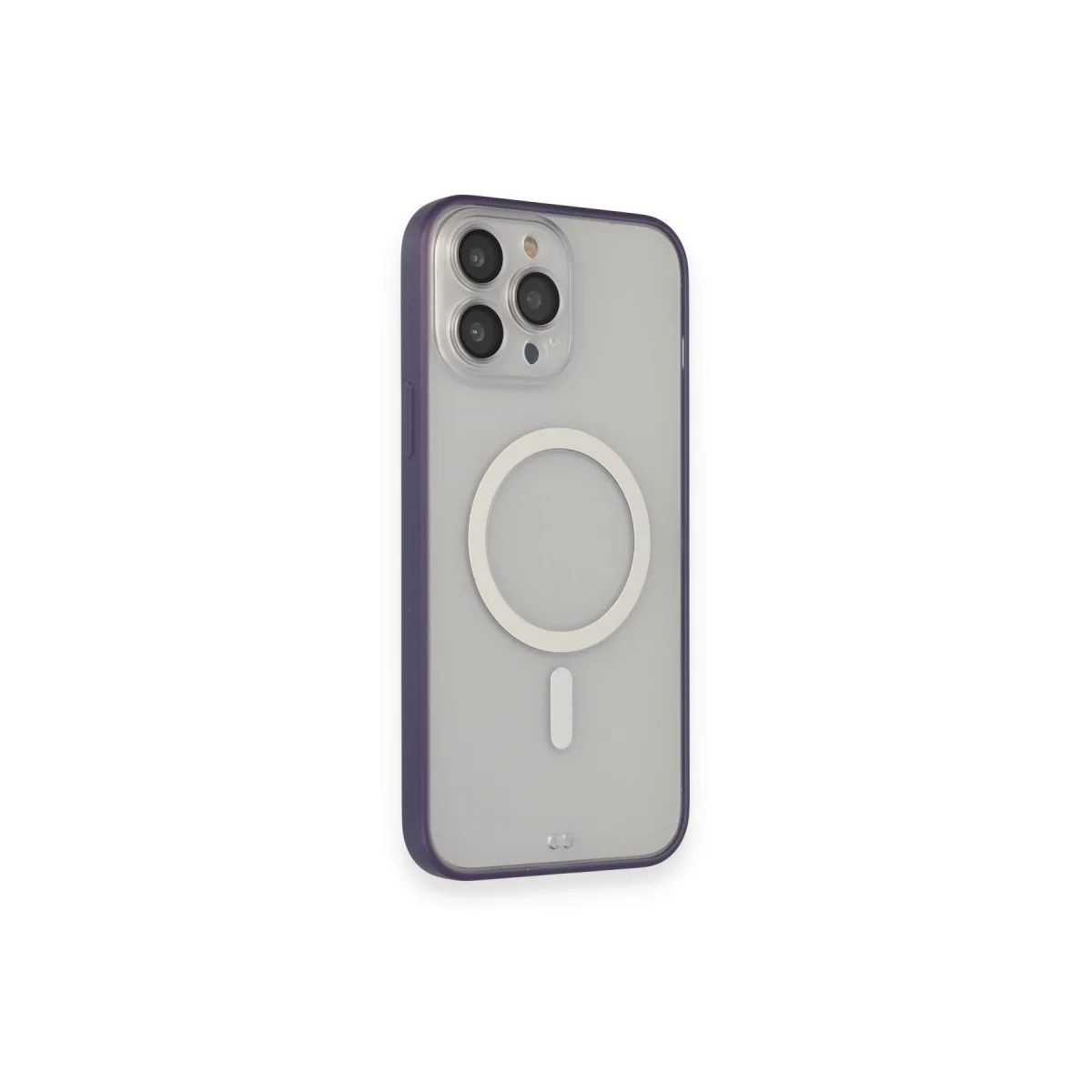 iPhone 14 Pro Kılıf Grand Magneticsafe Kapak - Mor ve Magnetik Güvenlik