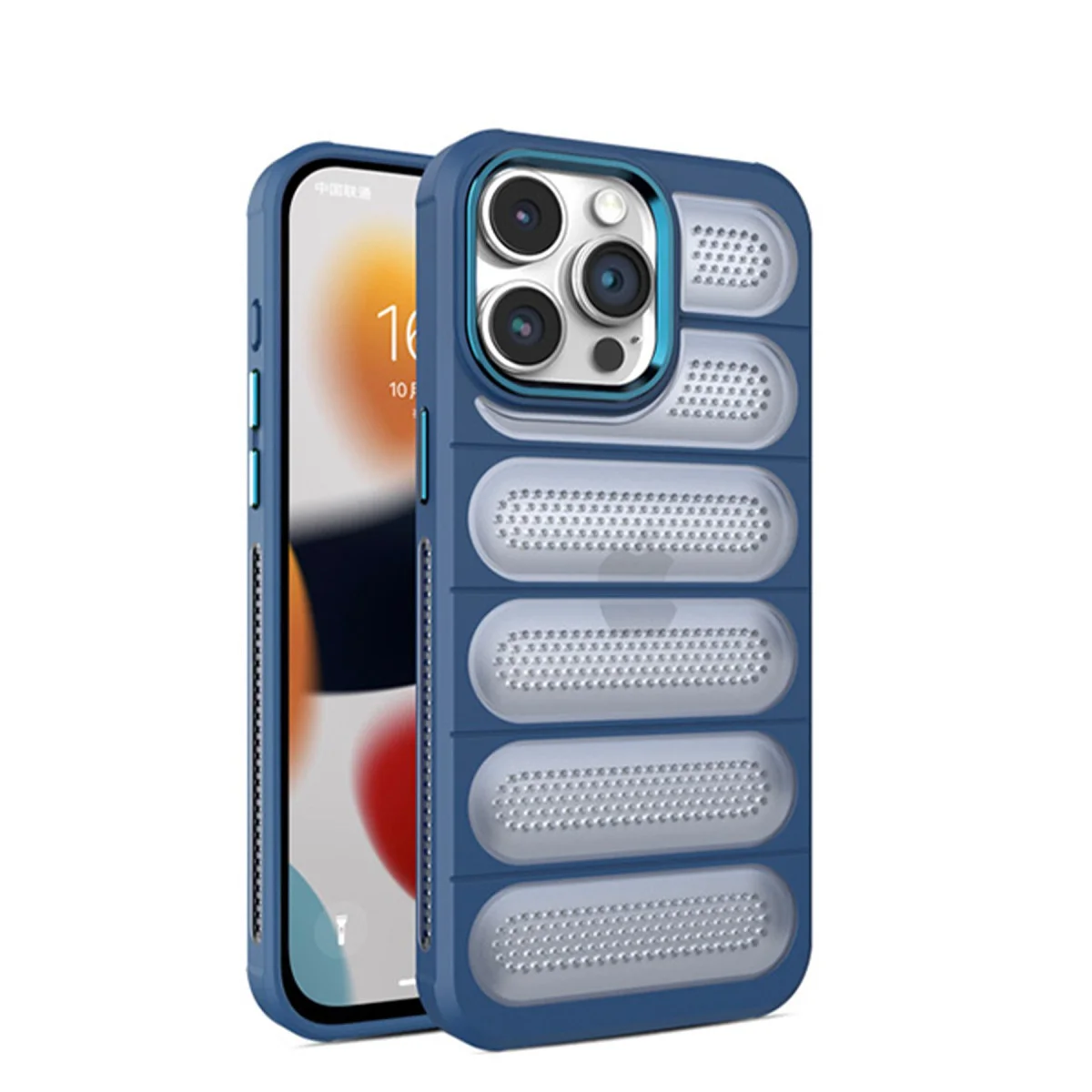 iPhone 14 Pro Kılıf Silikon Airmax - Lacivert