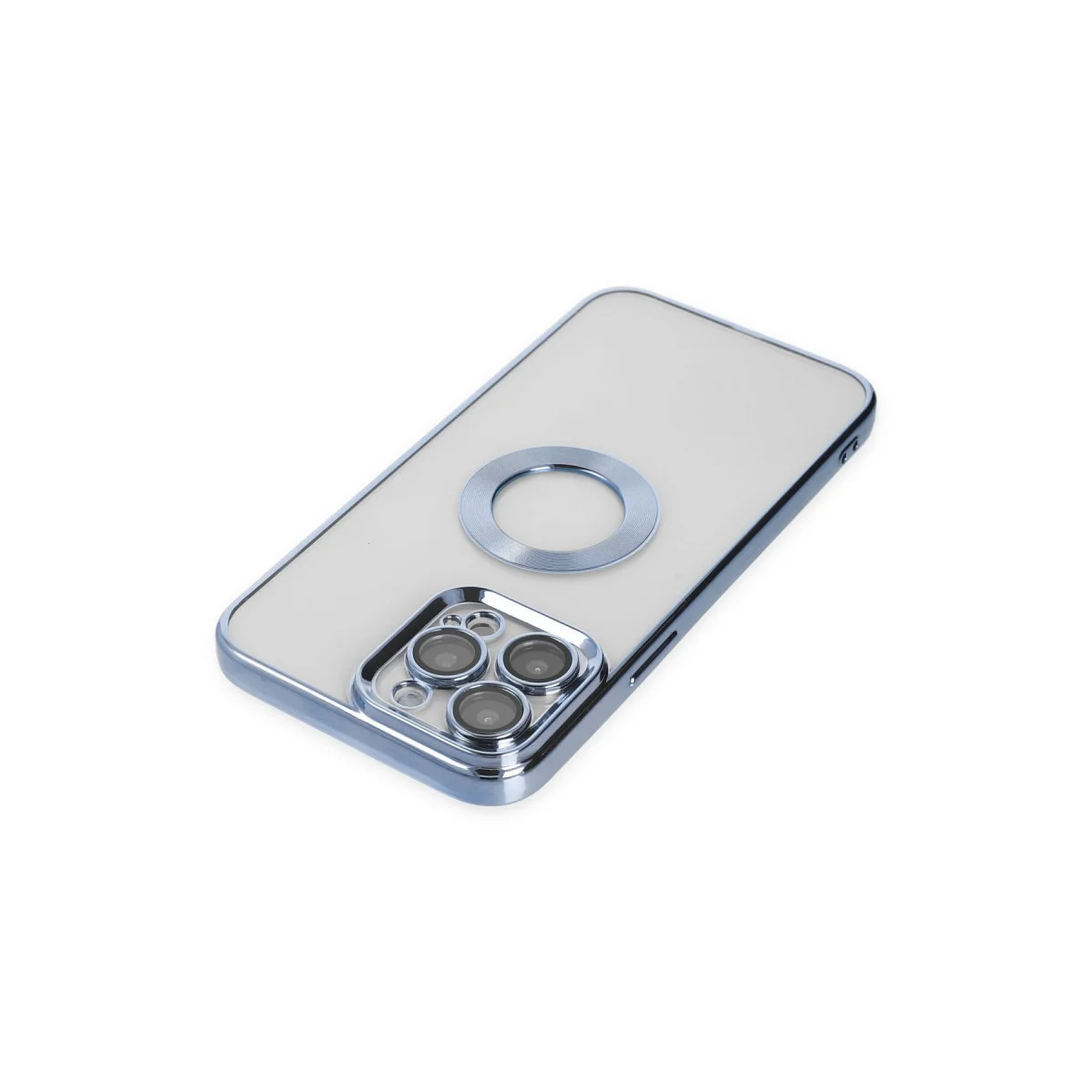 iPhone 14 Pro Kılıf Slot Silikon - Sierra Blue | Darbe Emici Kaymaz Koruma