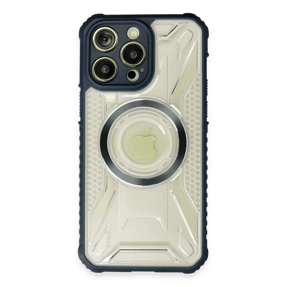 iPhone 14 Pro Kılıf - Prag Magneticsafe Kapak - Lacivert