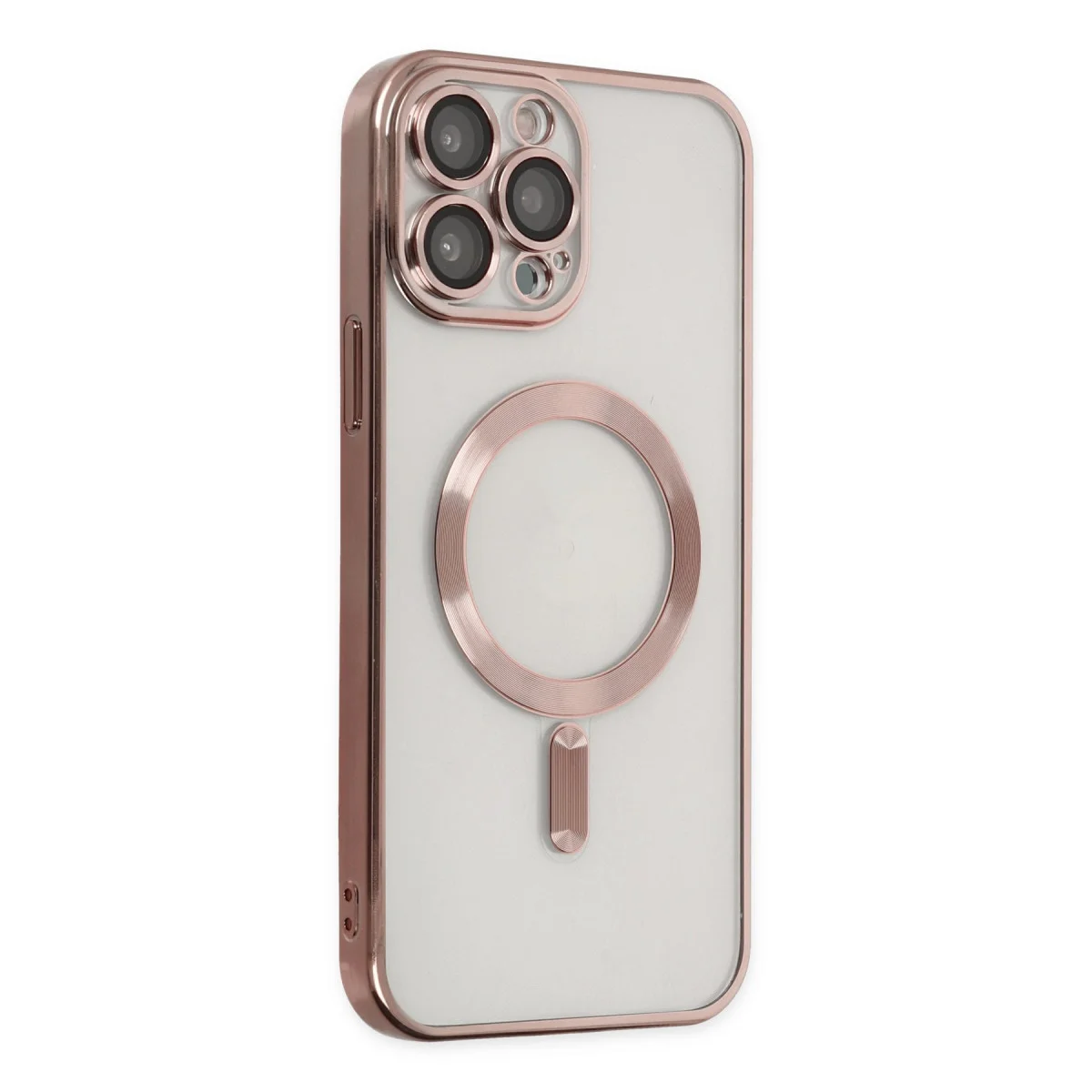 iPhone 14 Pro Kross Magneticsafe Kapak - Rose Çizilmeye Dayanıklı, MagSafe Uyumlu ve Ultra Şeffaf
