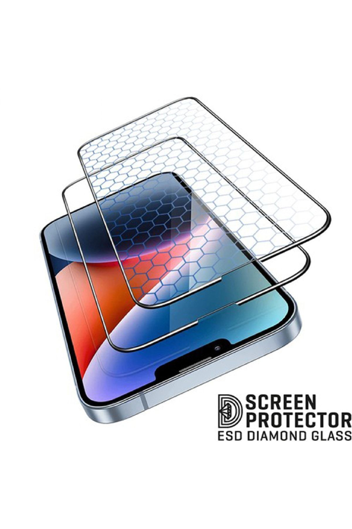 Iphone 14 Pro Max Esd Anti Static Cam Ekran Koruyucu