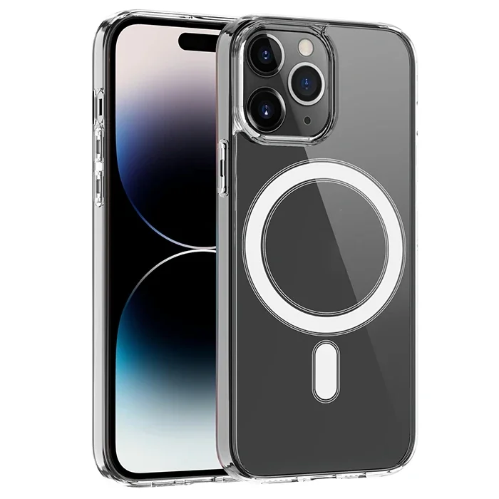 iPhone 14 Pro Manyetik Kılıf - Magsafe Uyumlu Sert Silikon