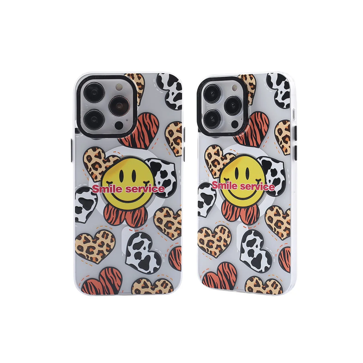 iPhone 14 Pro Max Apollo Magneticsafe Şeffaf Desenli Kılıf - Estetik ve Güvenli Koruma