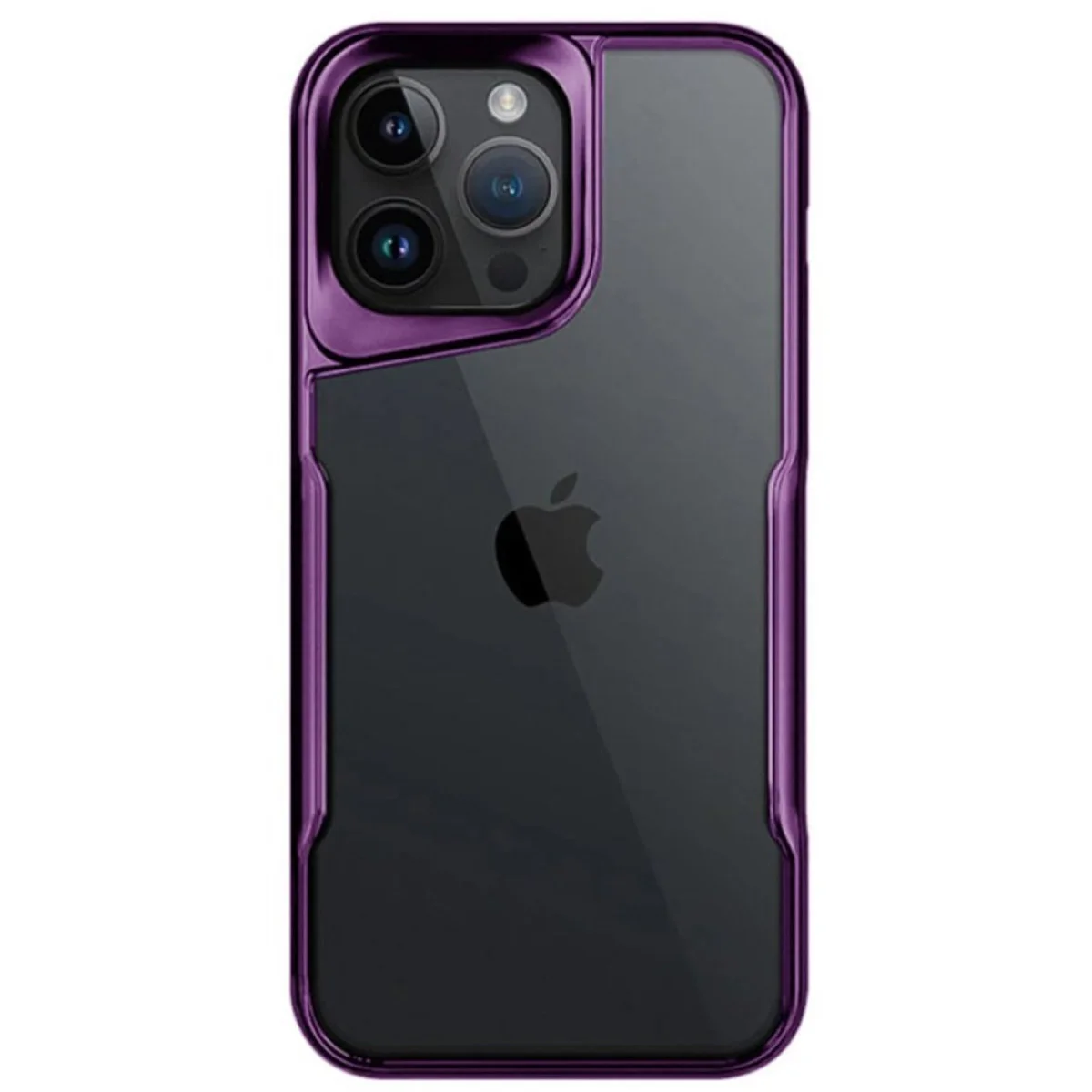 iPhone 14 Pro Max Derin Mor Silikon Kılıf - Kaymaz Tutuş ve Minimalist Tasarım