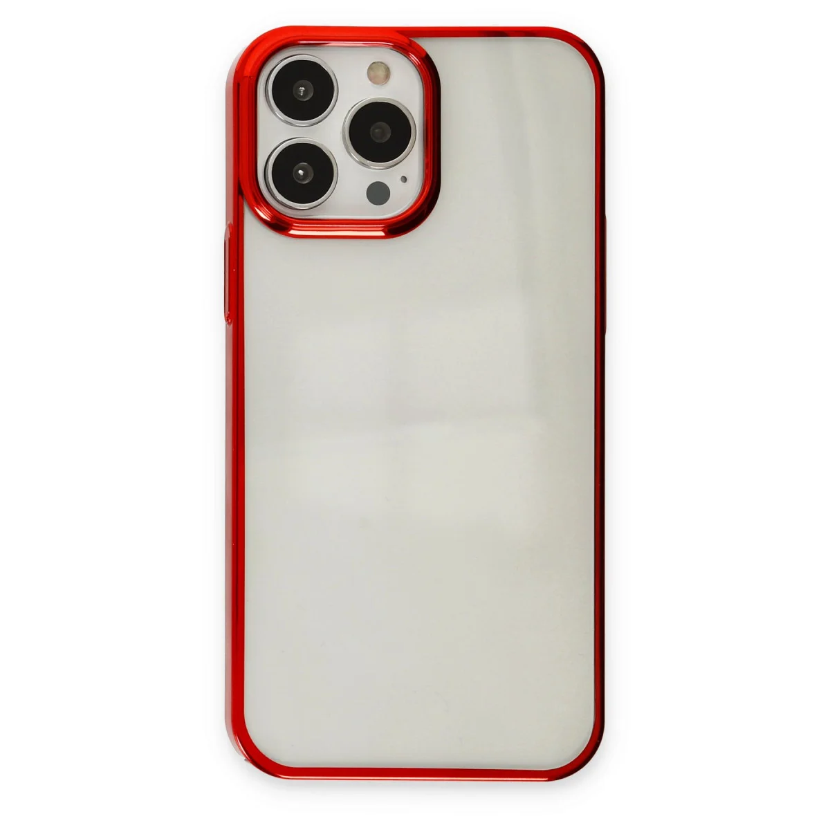 iPhone 14 Pro Max Element Silikon Kılıf - Kırmızı ve Şık Koruma