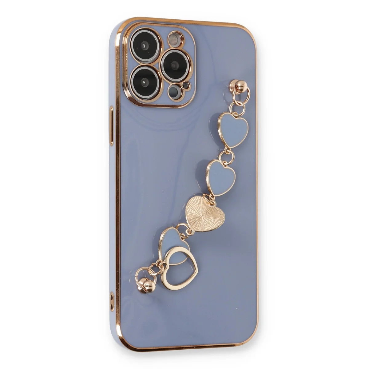 iPhone 14 Pro Max Esila Silikon Gri Kılıf - Rahat Tutuşlu ve Dayanıklı