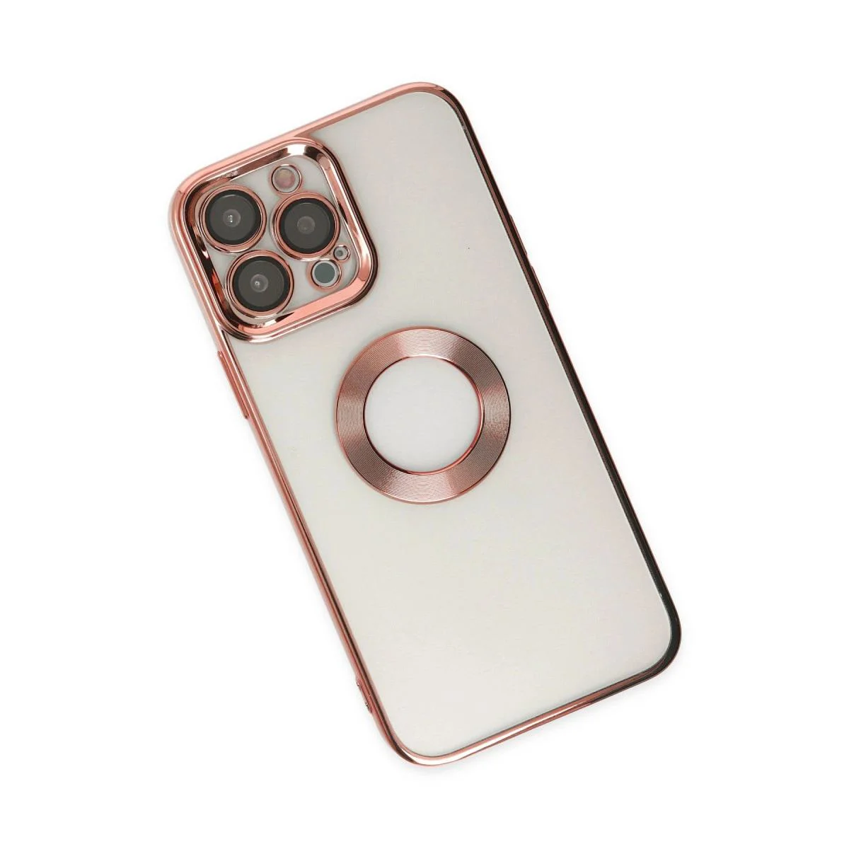 iPhone 14 Pro Max ile Uyumlu Slot Silikon Kılıf - Rose Gold Fiyatı, Yorumları ve Özellikleri