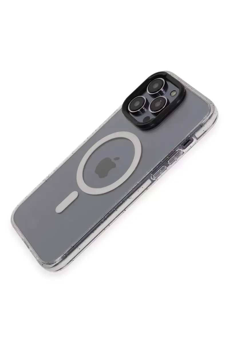 iPhone 14 Pro Max ile Uyumlu Magsafe Kılıf - Tigra Kapak Beyaz