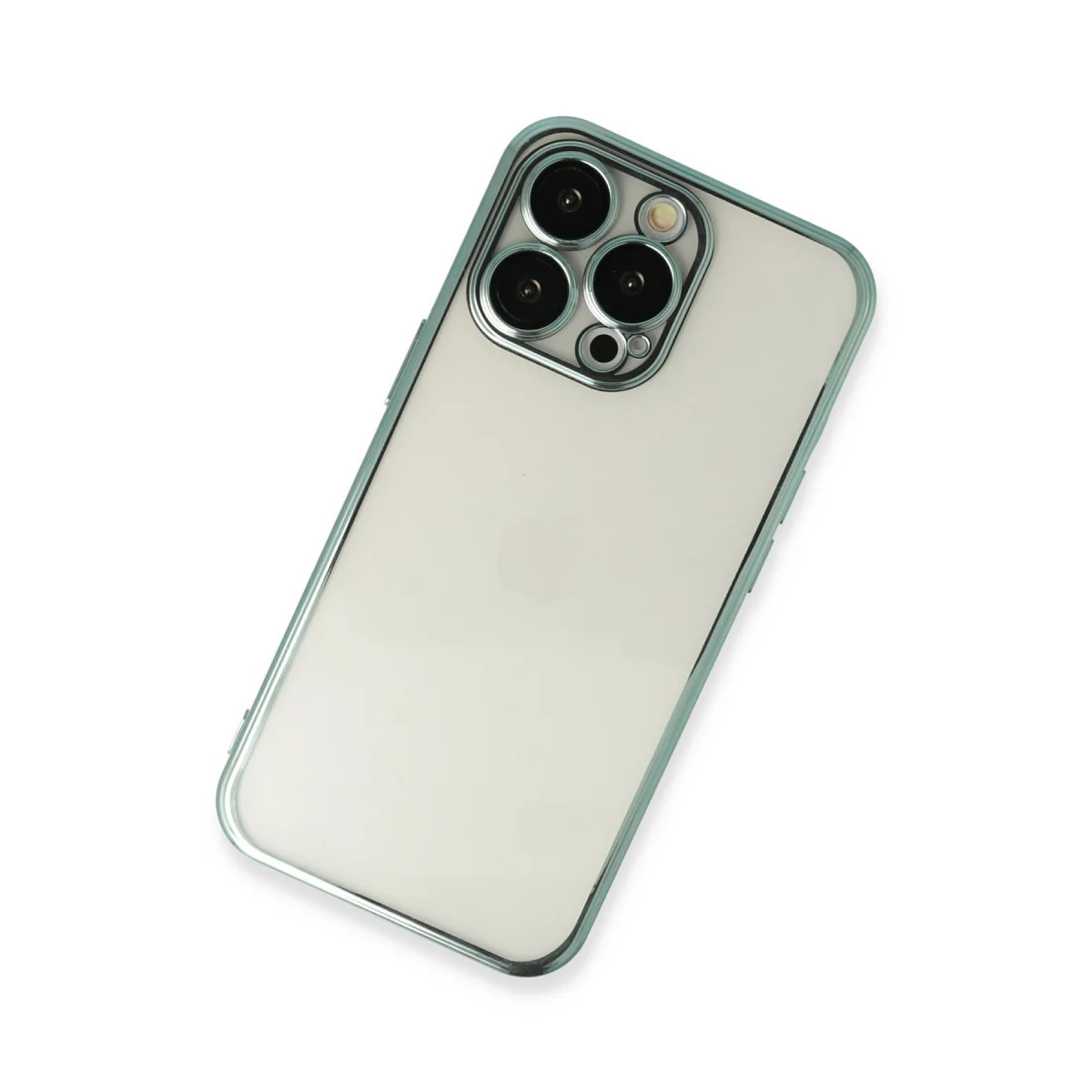 iPhone 14 Pro Max Kılıf Razer Lensli Silikon - Yeşil