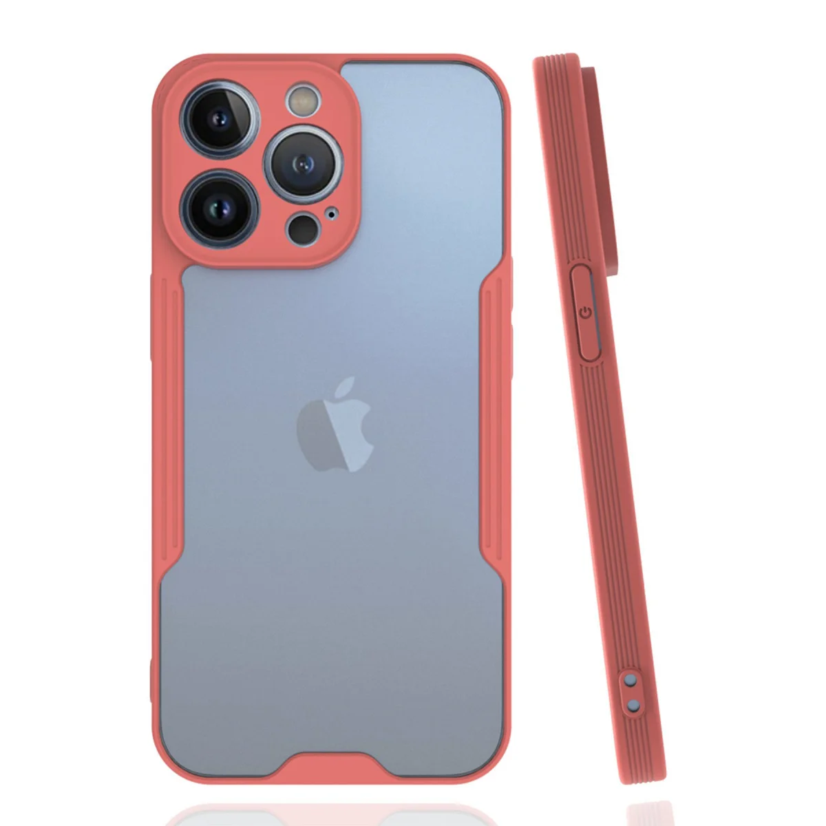 iPhone 14 Pro Max Kılıf Platin Silikon - Pembe, Ultra Sağlam ve Şık Koruma