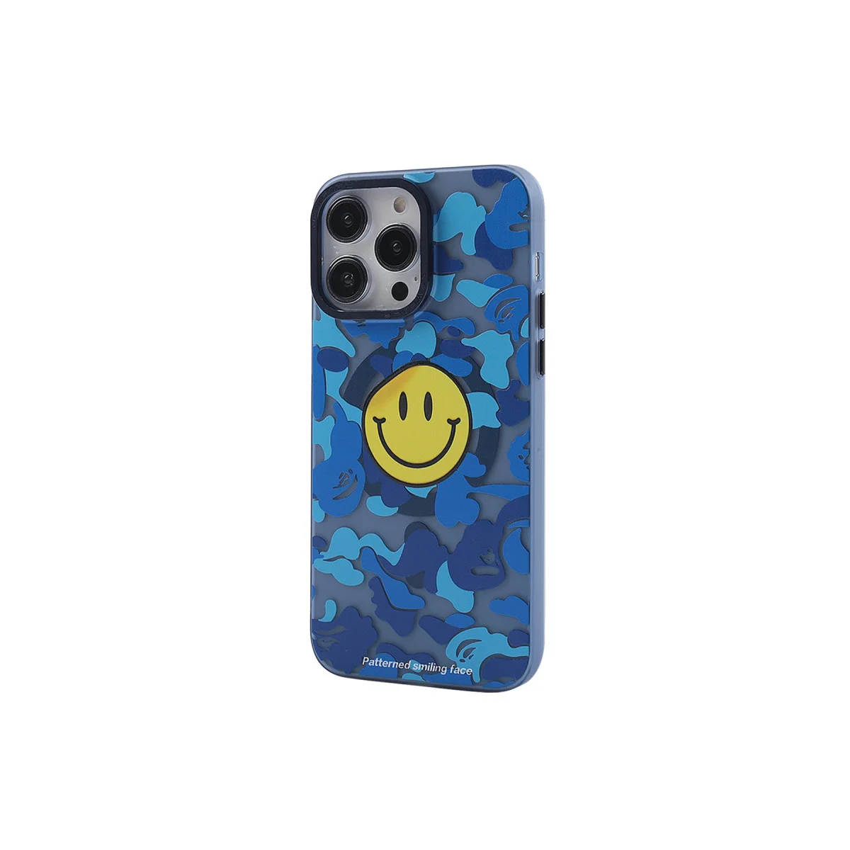 iPhone 14 Pro Max Kılıf Apollo Magneticsafe Desenli Kapak - Apollo Mavi - İnce ve Şık