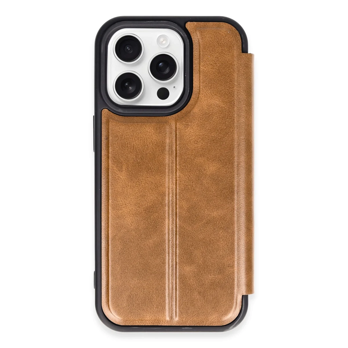 iPhone 14 Pro Max Kılıf Flip Cover - Taba | Şık ve Korumalı Tasarım