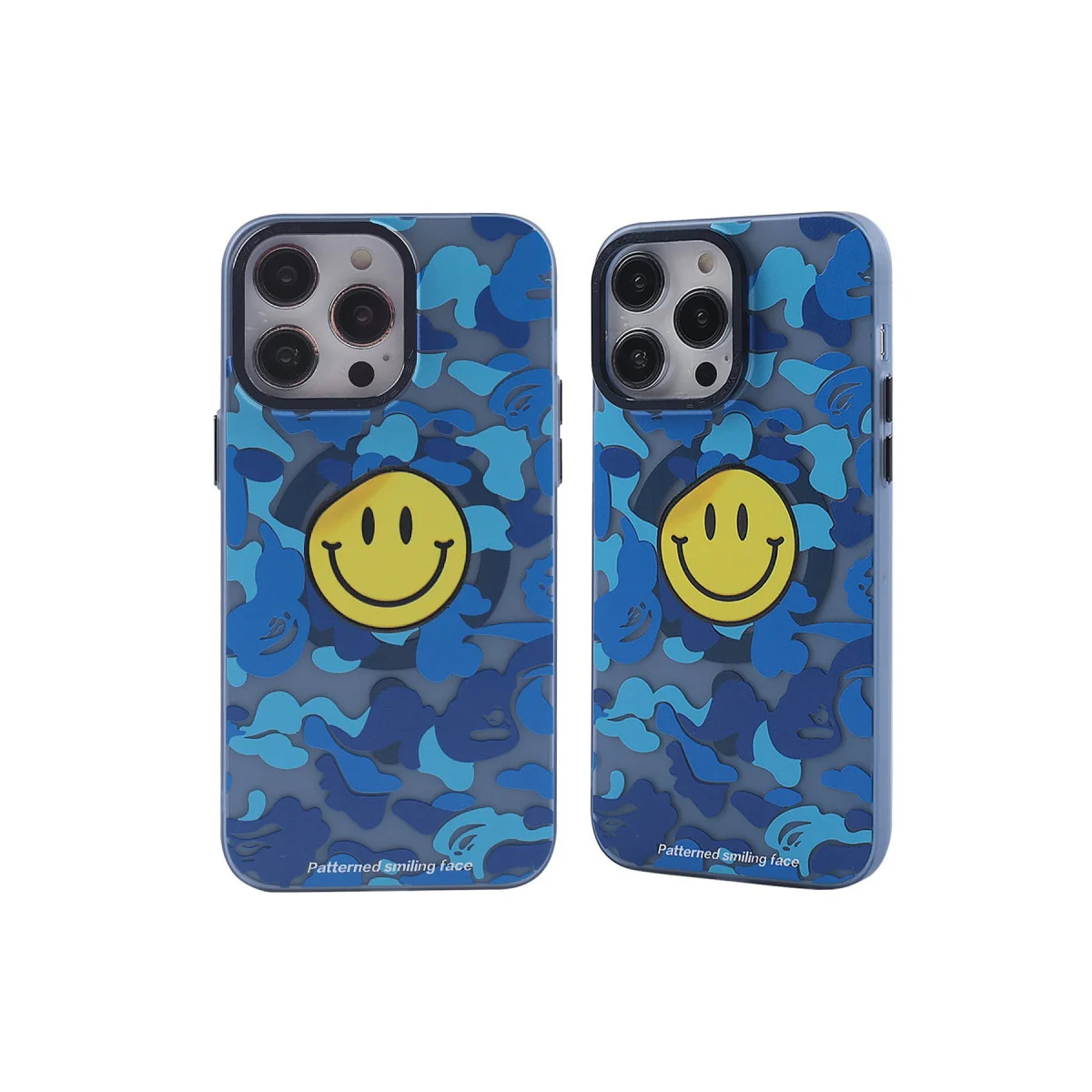 iPhone 14 Pro Max Kılıf Apollo Magneticsafe Desenli Kapak - Apollo Mavi - İnce ve Şık