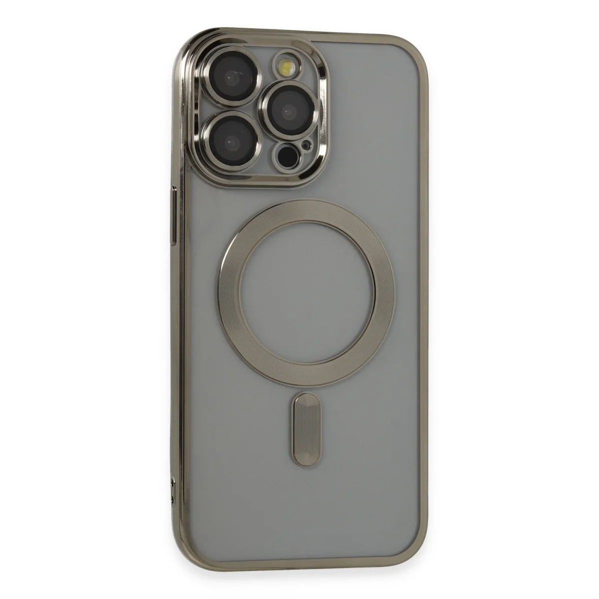 iPhone 14 Pro Max Kılıf - Kross Magneticsafe Titan Gri Kapak
