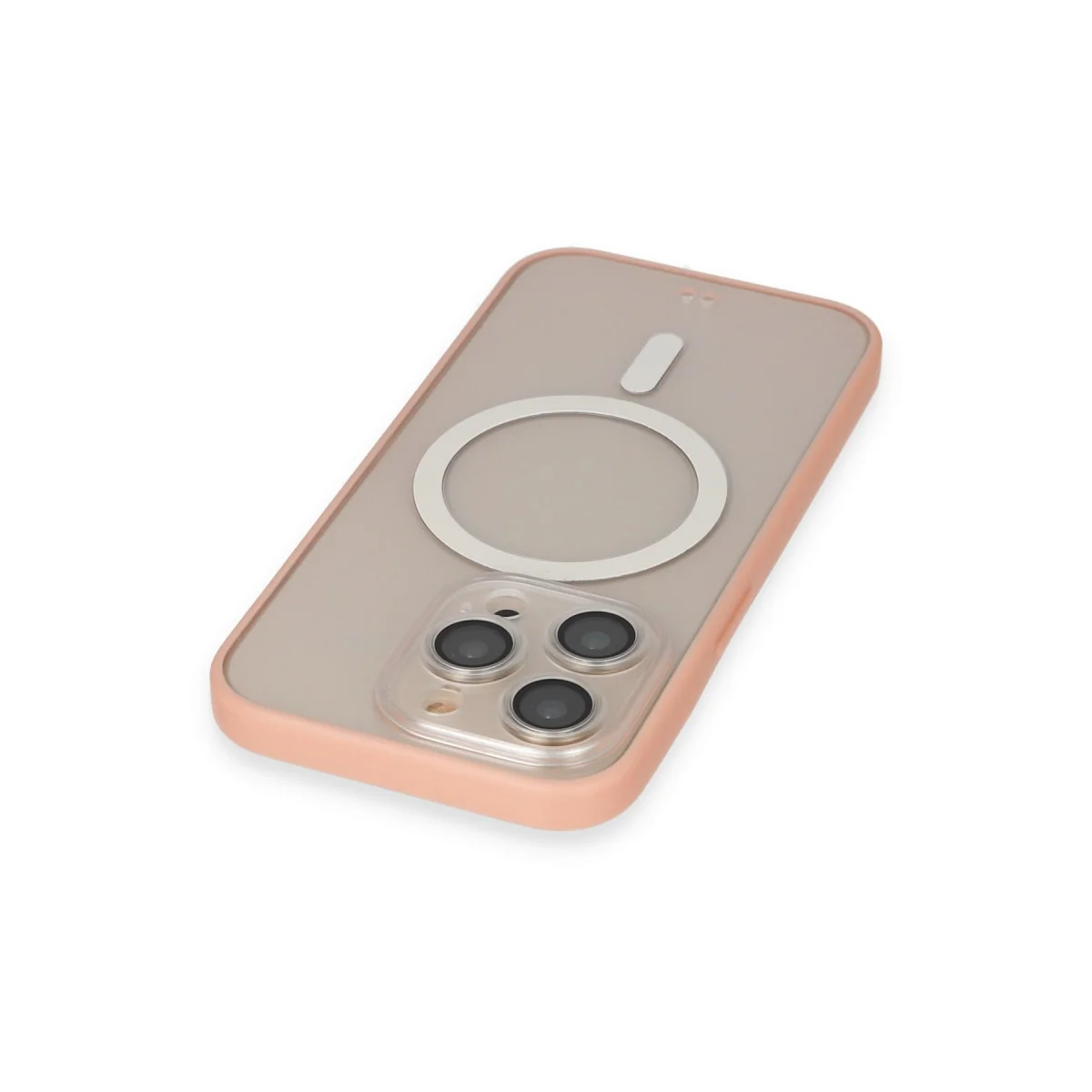 iPhone 14 Pro Max Kılıf Grand Magneticsafe - Pembe Magnetik ve Şık Koruma