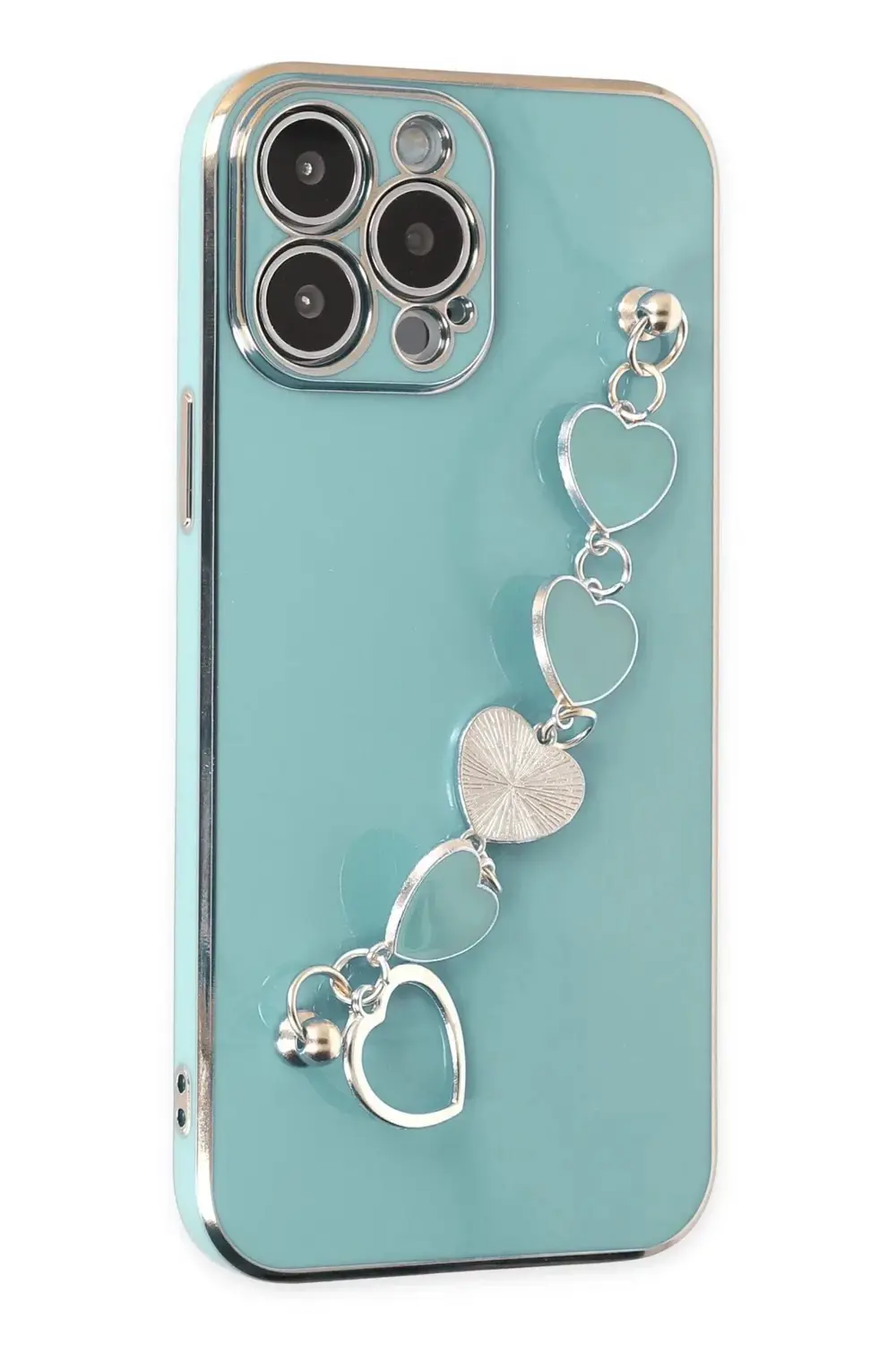 iPhone 14 Pro Max Kılıf Esila Silikon - Su Yeşili-(5796) iPhone 14 Pro Max Kılıf Esila Silikon - Su Yeşili-(5796)