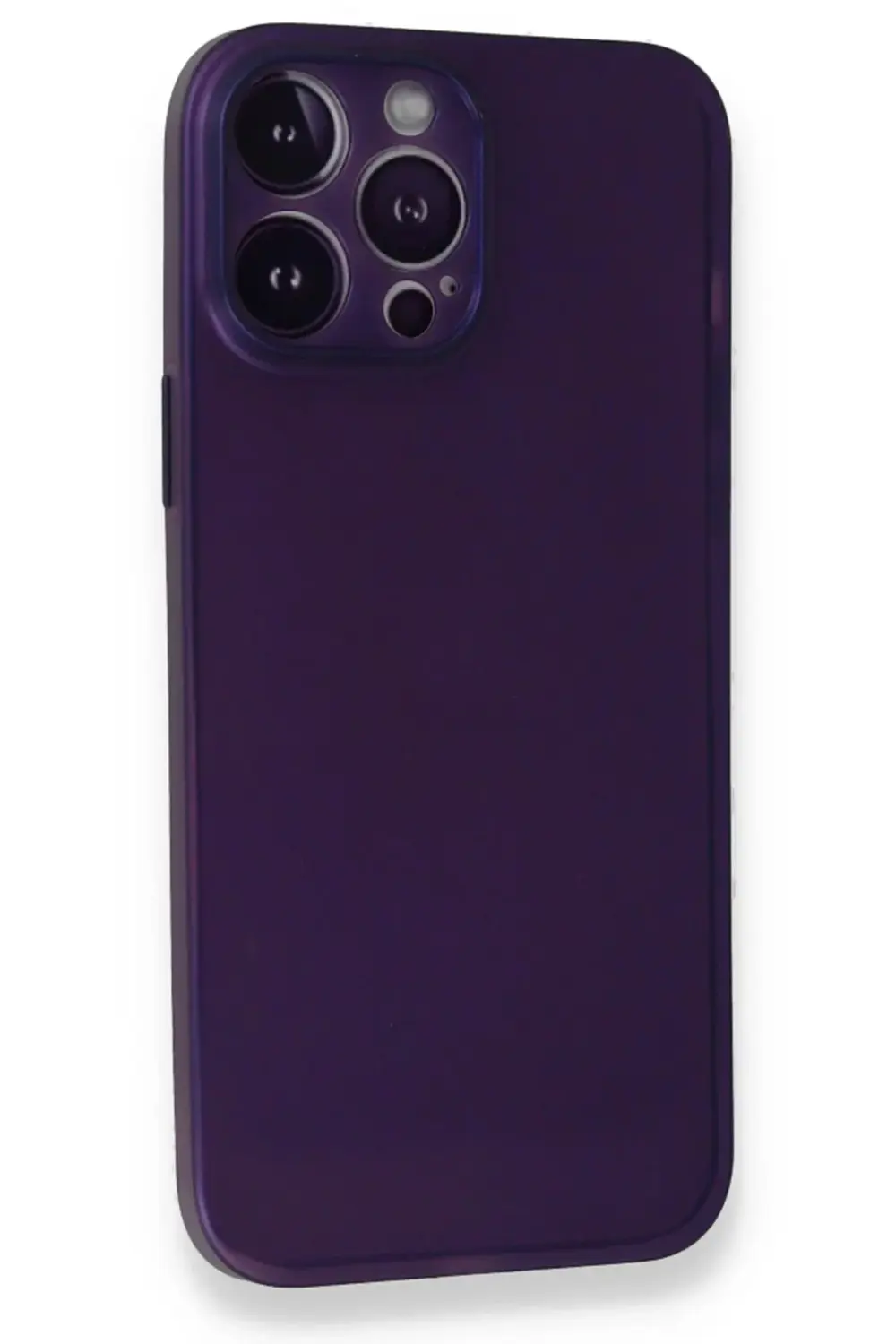 iPhone 14 Pro Max Kılıf PP Ultra İnce Kapak - Mor-(5796)