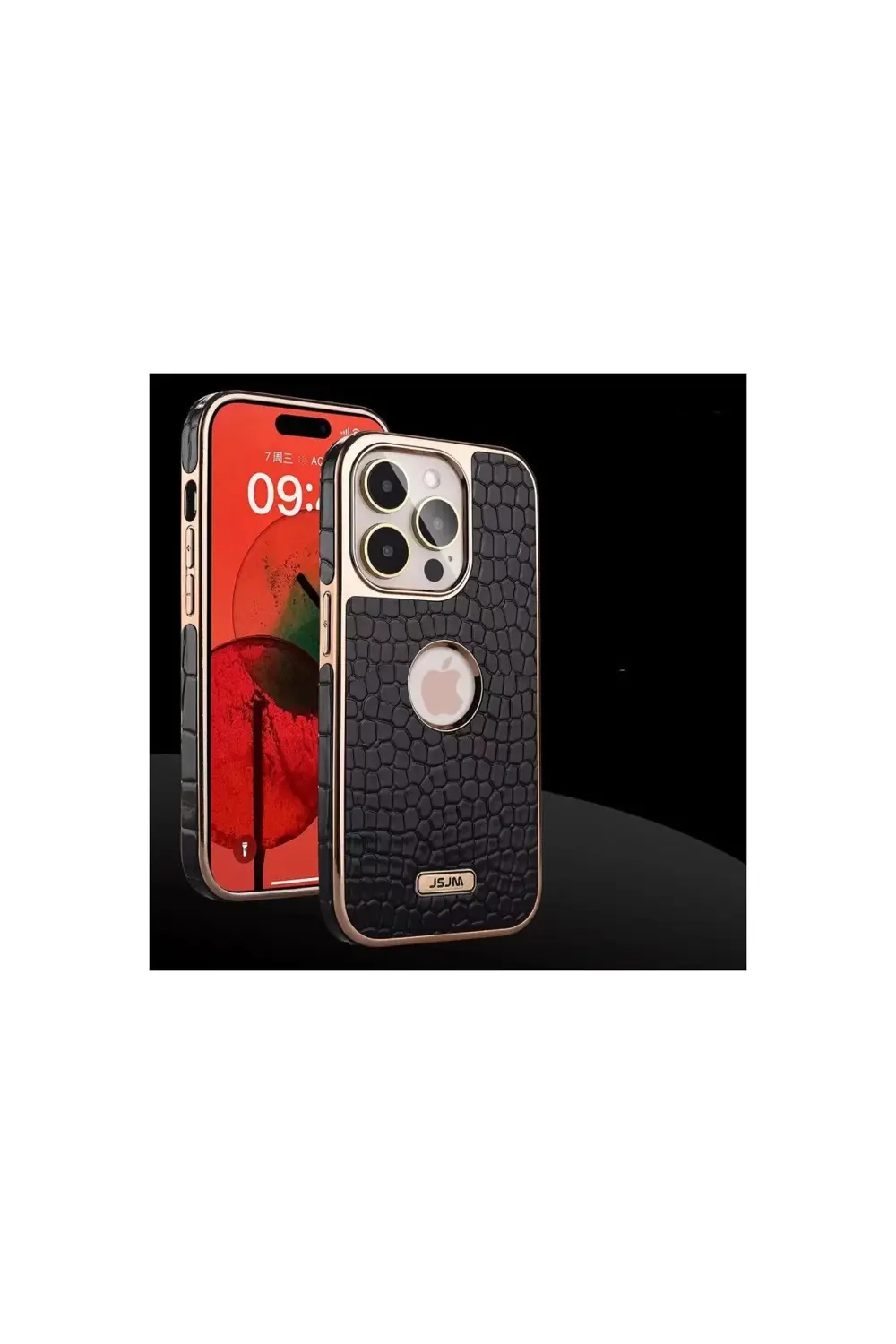İphone 14 Pro Max Kılıf Snake Kapak - Kahverengi