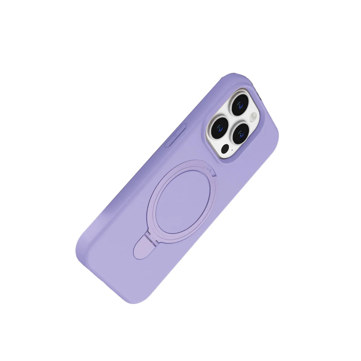 iPhone 14 Pro Max Lila Magsafe Standlı Kapak - Pratik ve Dayanıklı Koruma