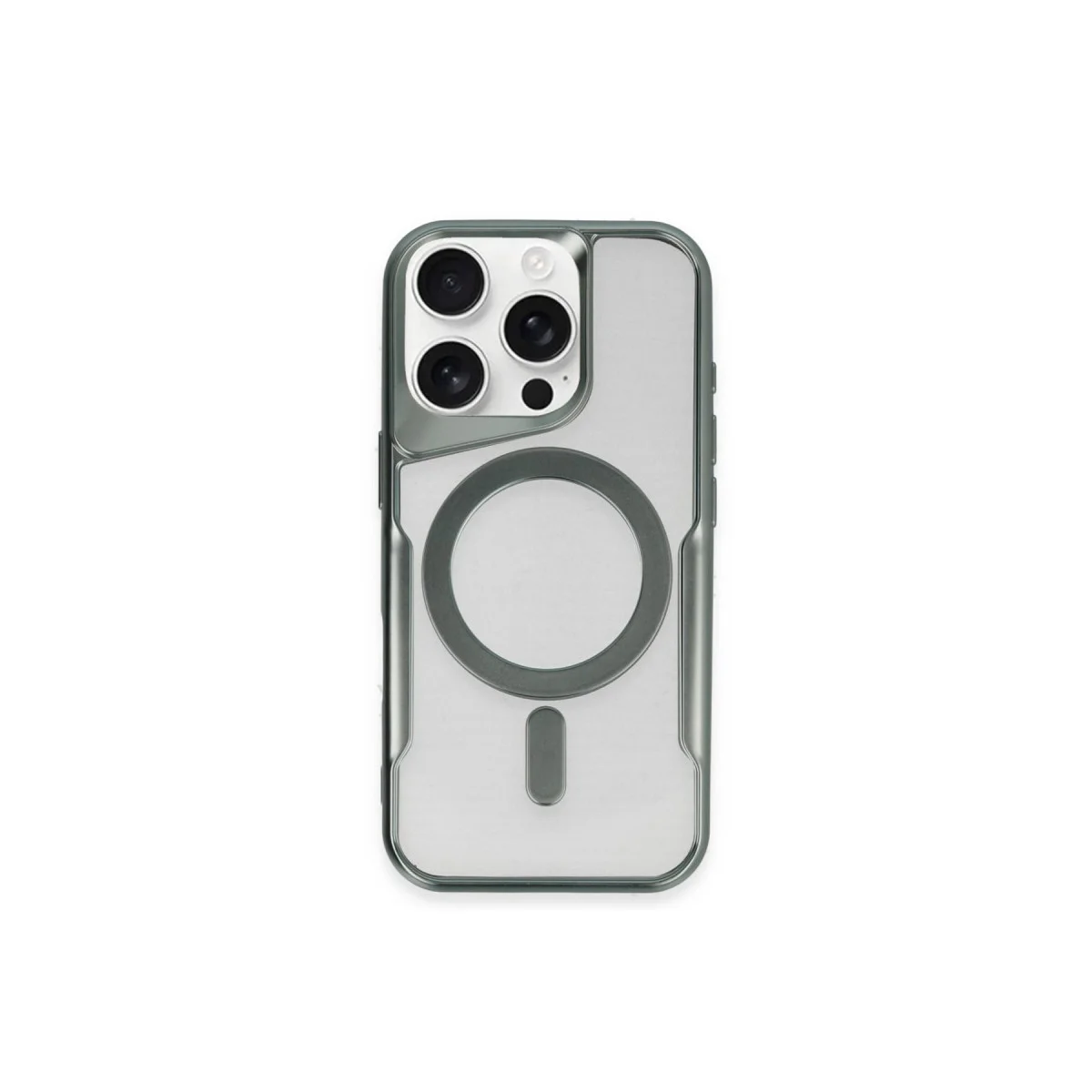 iPhone 14 Pro Max Magsafe Silikon Kılıf - Yeşil Premium Koruma