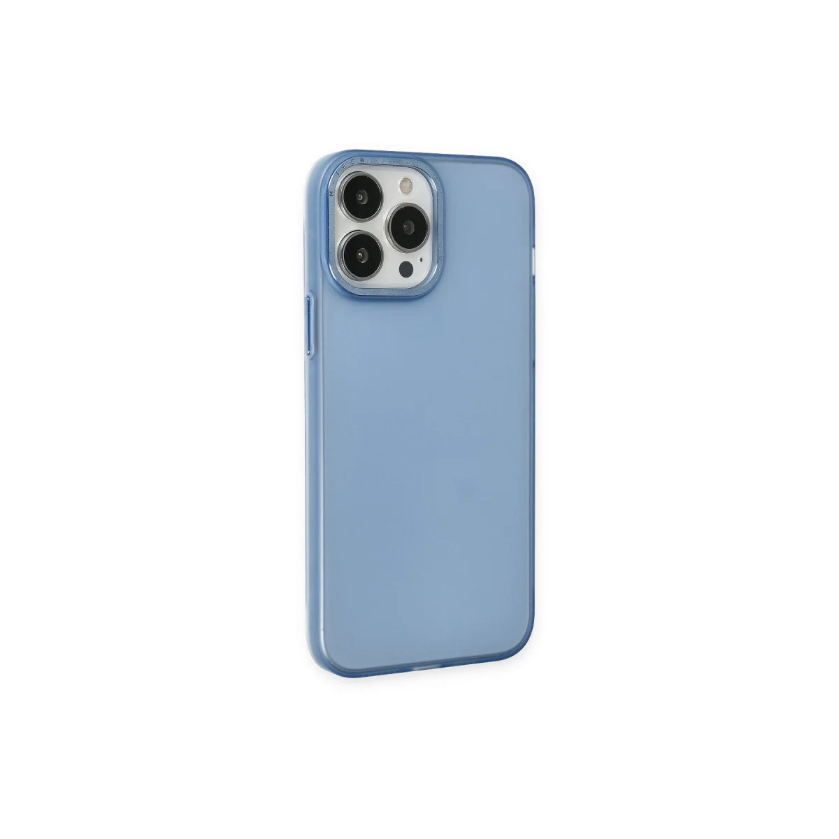 iPhone 14 Pro Max Modos Metal Kılıf Mavi - Premium Çizilmeye Karşı Güçlü Koruma