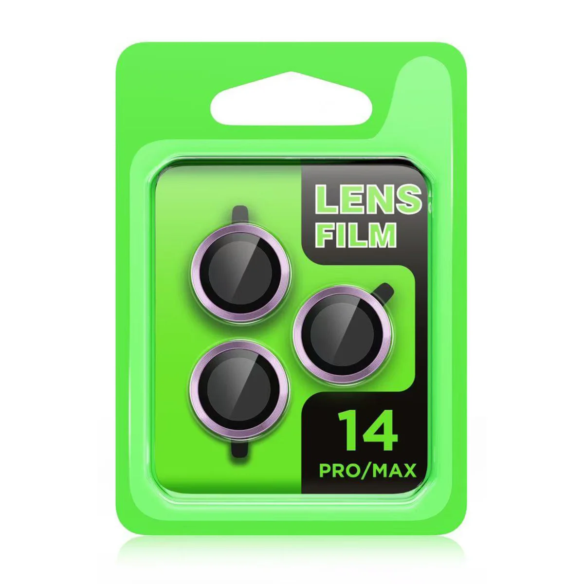 iPhone 14 Pro Max Raze Metal Kamera Lens Koruması - Gold (Tempered Cam)