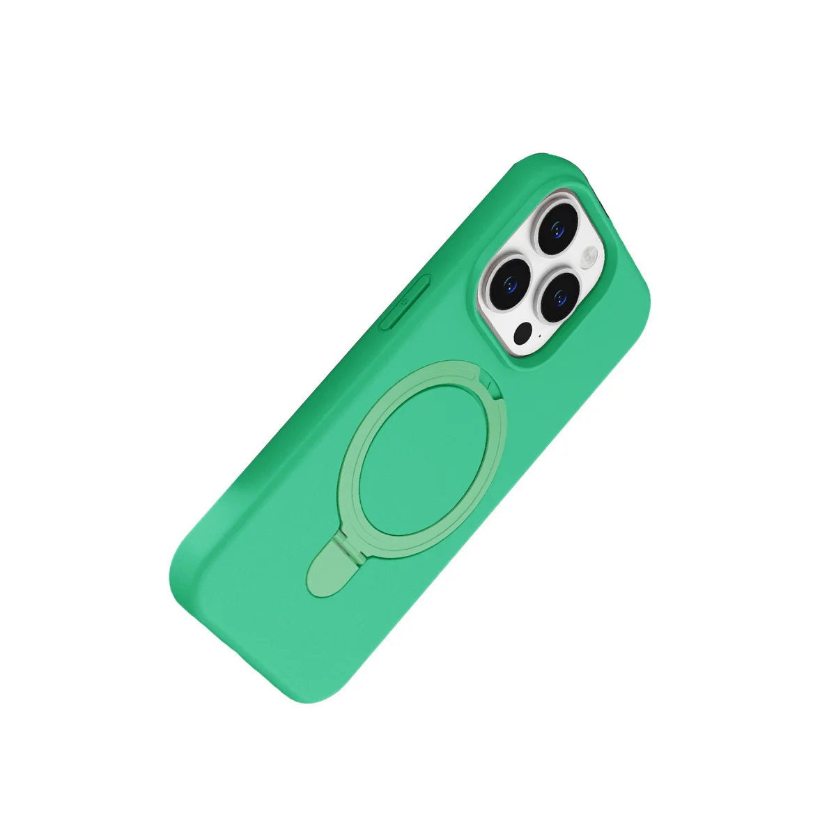 iPhone 14 Pro Max Regal Magsafe Standlı Kapak - Yeşil