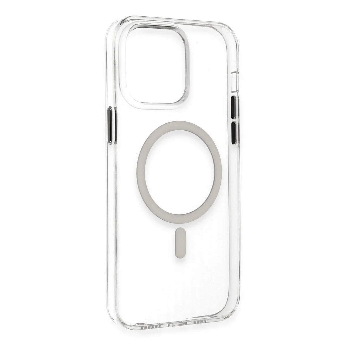 iPhone 14 Pro Max Tron Şeffaf Kılıf Magsafe Kapak - Şarj Edilebilir & Çizilmez Koruma