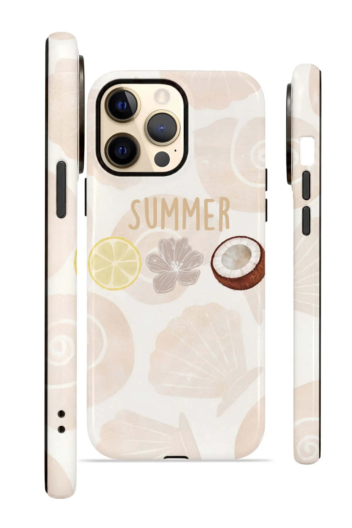 iPhone 14 Pro Max Vorian Yough Kılıf Coconut Summer Notes