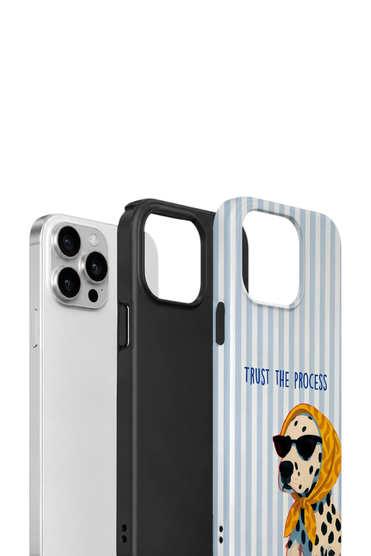 iPhone 14 Pro Max Vorian Yough Kılıf Trust The Process Dalmatian