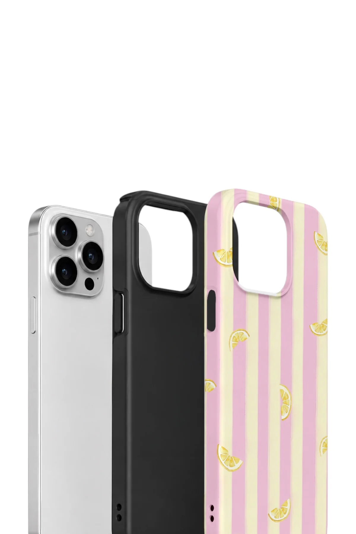 iPhone 14 Pro Max Vorian Çift Katmanlı Kılıf Pink Lemon Parade