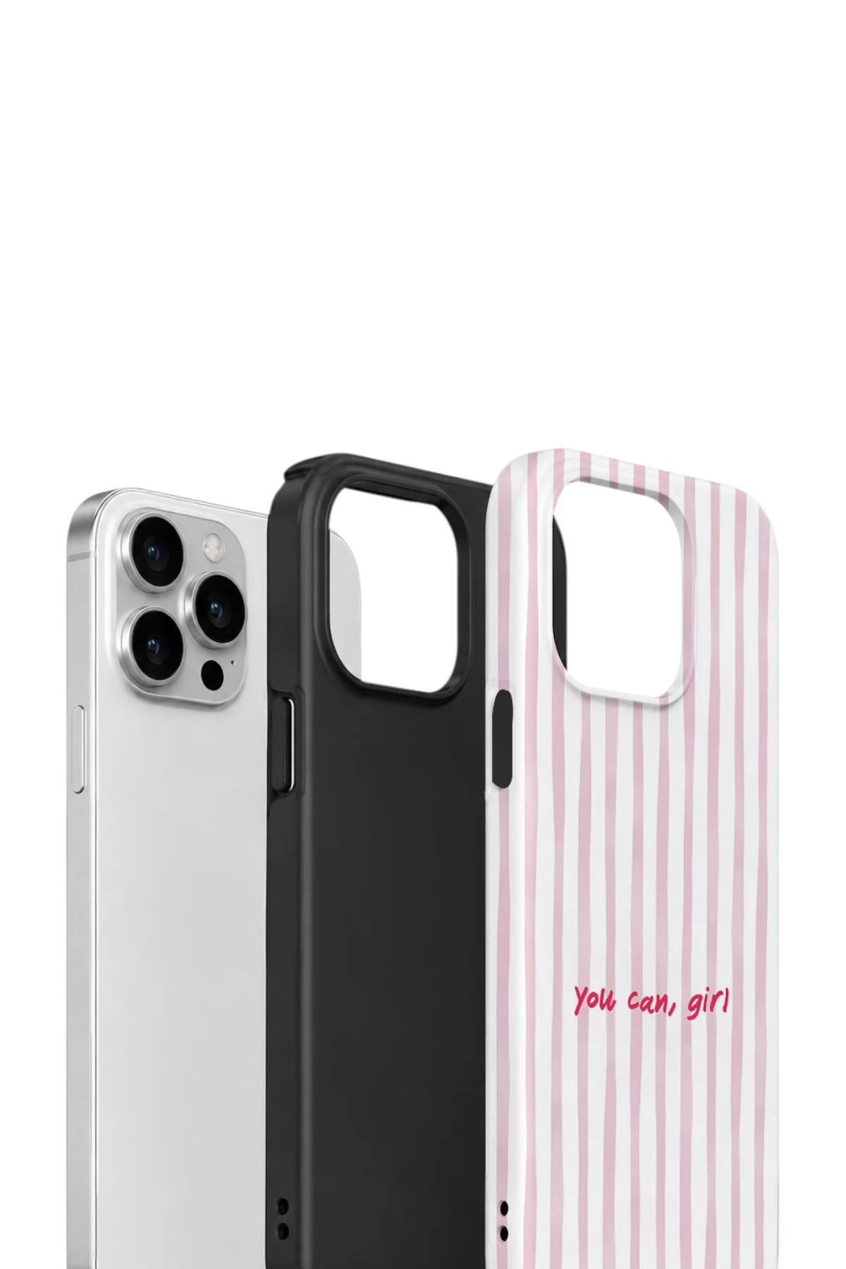 iPhone 14 Pro Max Vorian Çift Katmanlı Kılıf You Can Girl