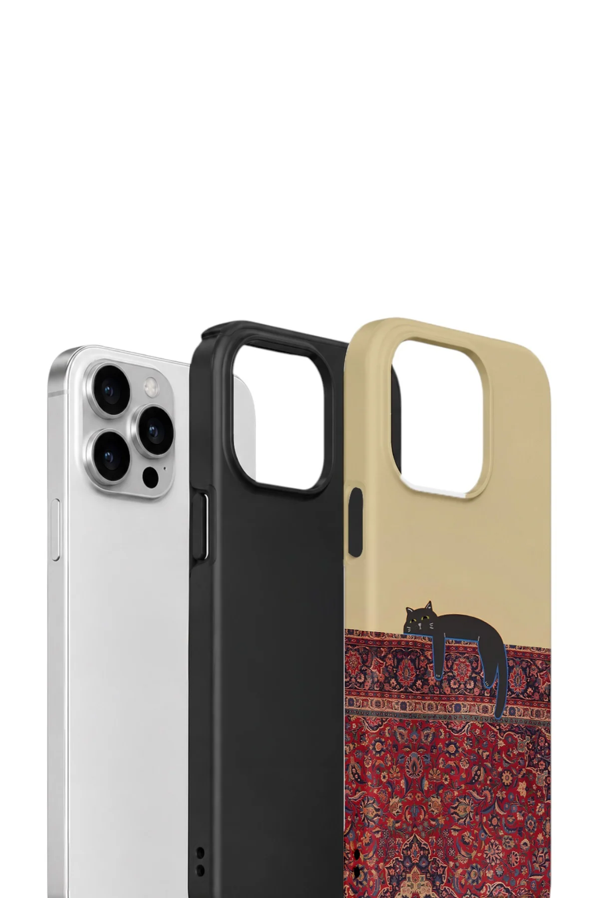 iPhone 14 Pro Max Vorian Yough Kılıf Persian Cat Lounge