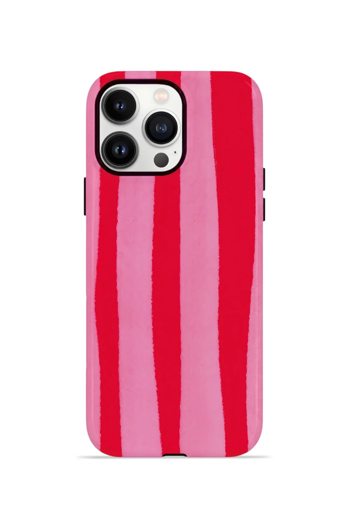 iPhone 14 Pro Max Vorian Yough Kılıf Raspberry Bold Stripe
